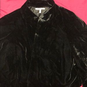 Black velvet jacket